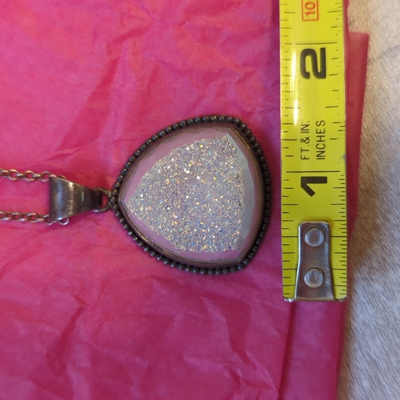 Druzy Quarts 925 necklace 😍🤩 - Picture 6 of 8
